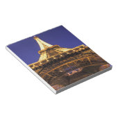 FRANKREICH, Paris Eiffelturm, Blick auf den Abend Notizblock (angewinkelt)