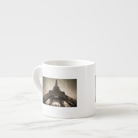 Frankreich, Paris, Eiffelturm Espressotasse (Vorderseite Links)