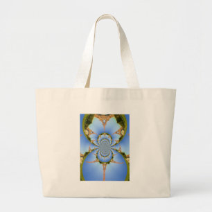 Frankreich Paris Eiffelturm Kaleidoskop Blau Liebl Jumbo Stoffbeutel