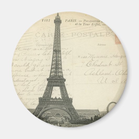 Frankreich - Paris - Eiffelturm Magnet (Vorne)