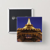 FRANKREICH, Paris Eiffelturm, Sicht auf den Abend Button (Vorne & Hinten)