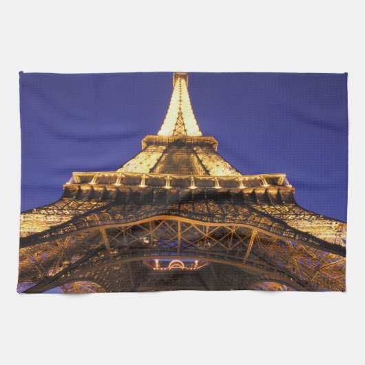 FRANKREICH, Paris Eiffelturm, Sicht auf den Abend Handtuch (Horizontal)