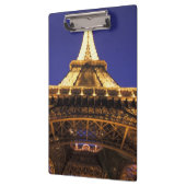 FRANKREICH, Paris Eiffelturm, Sicht auf den Abend Klemmbrett (Links)