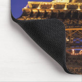 FRANKREICH, Paris Eiffelturm, Sicht auf den Abend Mousepad (Ecke)