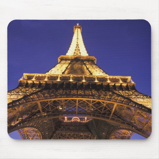 FRANKREICH, Paris Eiffelturm, Sicht auf den Abend Mousepad (Vorne)