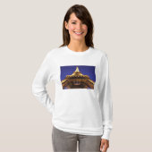 FRANKREICH, Paris Eiffelturm, Sicht auf den Abend T-Shirt (Vorne ganz)