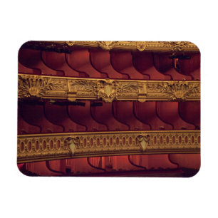 Frankreich, Paris. Eingeschränkte Sicht auf Balko Magnet