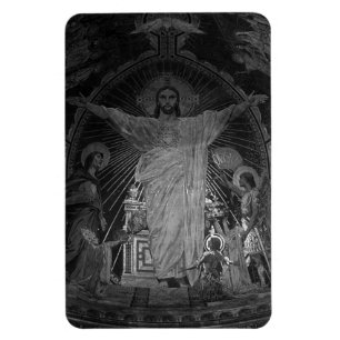 Frankreich Paris Hauptmosaik Sacred Heart jesus 19 Magnet