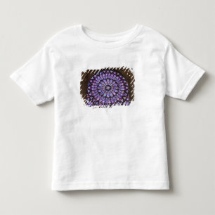 Frankreich, Paris. Innendetail von Buntglas Kleinkind T-shirt