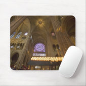 Frankreich, Paris. Inneres der Kathedrale Notre Da Mousepad (Mit Mouse)