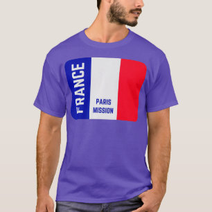 Frankreich Paris LDS Mormon Mission Missionar T-Shirt