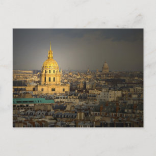 Frankreich, Paris. Les Invalides von der Postkarte