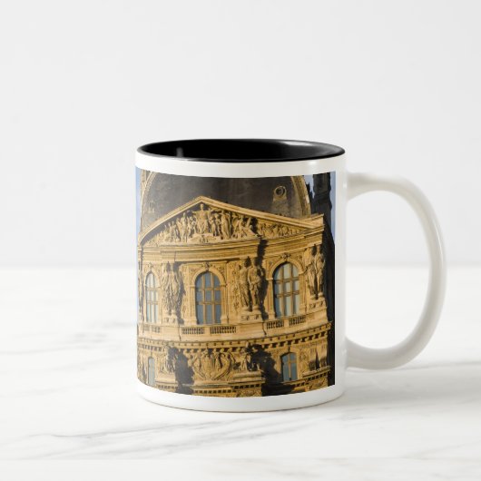 Frankreich, Paris, Louvre und die Pyramide, Zweifarbige Tasse (Rechts)