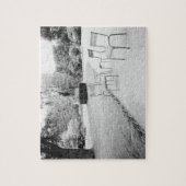 FRANKREICH, Paris: Luxemburg Gardens Statue Puzzle (Vertikal)