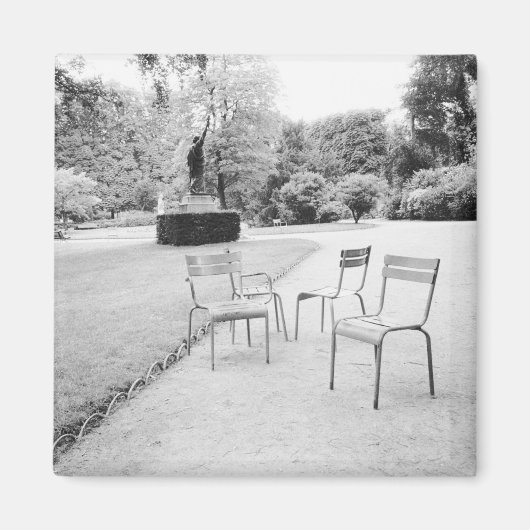 FRANKREICH, Paris: Luxemburger Gartenstatue Magnet (Vorne)