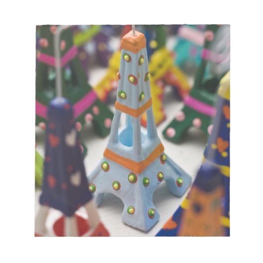 Frankreich, Paris, Miniatur-Eiffelturm Notizblock (Vorderseite)
