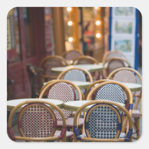 FRANKREICH, PARIS, Montmartre: Place du Tertre, Ca Quadratischer Aufkleber