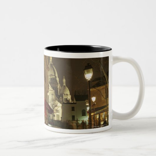 Frankreich, Paris, Montmartre Zweifarbige Tasse (Rechts)
