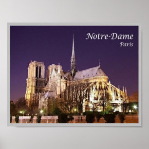 Frankreich - Paris - Notre-Dame de Paris - Poster