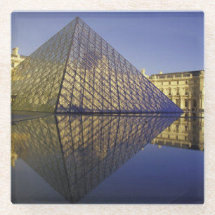 FRANKREICH, Paris Reflexion, Pyramide Glasuntersetzer