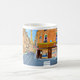 Frankreich, Paris, Rue Dominique Kaffeetasse