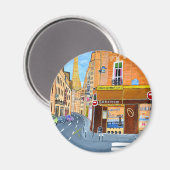 Frankreich, Paris, Rue Dominique Magnet (Vorderseite/Rückseite)