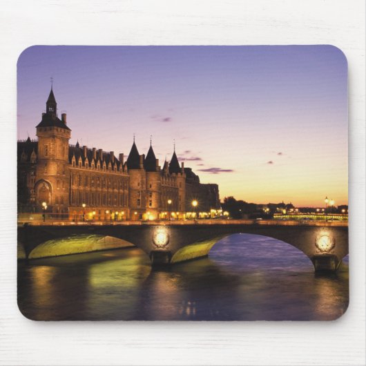 Frankreich, Paris, Seine und Conciergerie Mousepad (Vorne)
