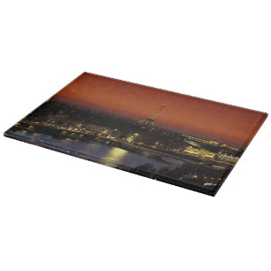 Frankreich, Paris Sonnenuntergang Blick auf den Ei Schneidebrett