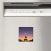 Frankreich, Paris, Tour Eiffel bei Sonnenuntergang Magnet (In Situ (Geschirrspüler))