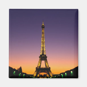 Frankreich, Paris, Tour Eiffel bei Sonnenuntergang Magnet