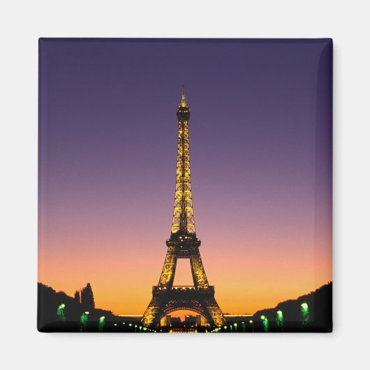 Frankreich, Paris, Tour Eiffel bei Sonnenuntergang Magnet (Vorne)