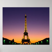 Frankreich, Paris, Tour Eiffel bei Sonnenuntergang