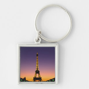 Frankreich, Paris, Tour Eiffel bei Sonnenuntergang Schlüsselanhänger