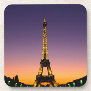 Frankreich, Paris, Tour Eiffel bei Sonnenuntergang Untersetzer