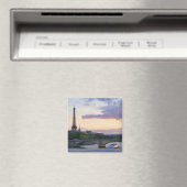 Frankreich, Paris, Tourboot auf Seine, Eiffel Magnet (In Situ (Geschirrspüler))