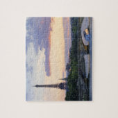 Frankreich, Paris, Tourboot auf Seine, Eiffel Puzzle (Vertikal)