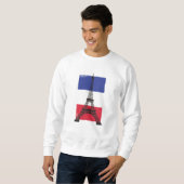 Frankreich - Pariser Flagge Sweatshirt (Vorne ganz)