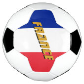 Frankreich Patriotische Fußball und französische F (Gedreht)