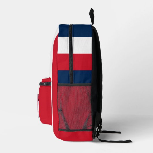 Frankreich - Personalisierter Name der französisch Bedruckter Rucksack (Rechts)