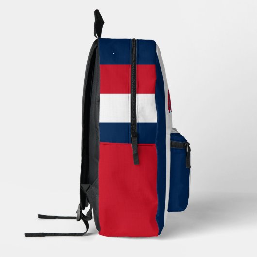 Frankreich - Personalisierter Name der französisch Bedruckter Rucksack (Links)