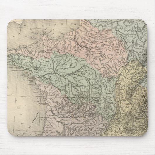 Frankreich Physik Mousepad (Vorne)