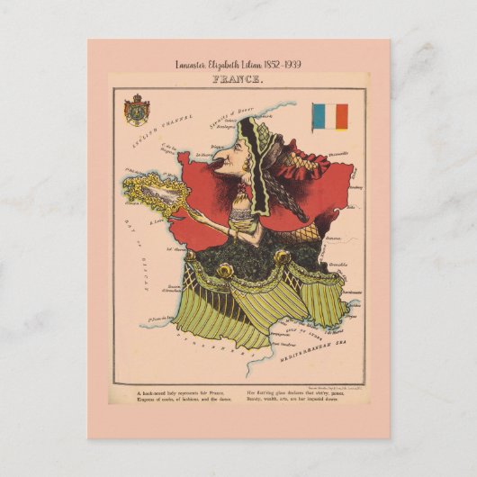 Frankreich - Pictorial-Karten Postkarte (Vorderseite)