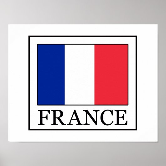 Frankreich Poster (Vorne)