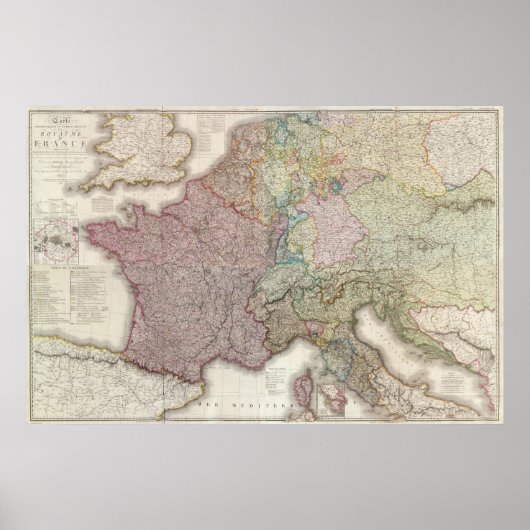 Frankreich Poster (Vorne)