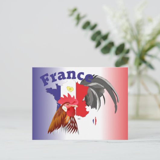 Frankreich Postkarte (Stehend Vorderseite)