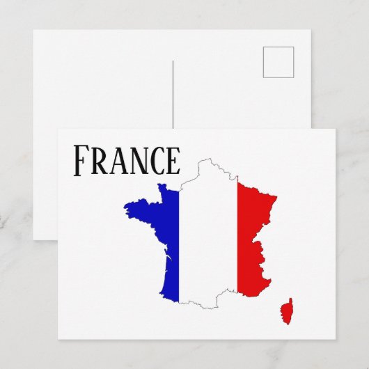 Frankreich Postkarte (Vorne/Hinten)