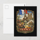 Frankreich Postkarte (Vorne/Hinten)