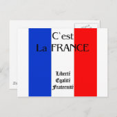 Frankreich Postkarte (Vorne/Hinten)