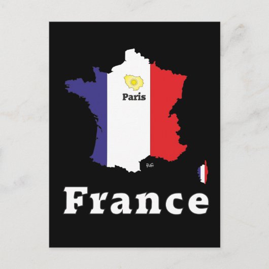 Frankreich Postkarte (Vorderseite)