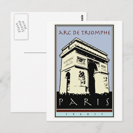 Frankreich Postkarte (Vorne/Hinten)